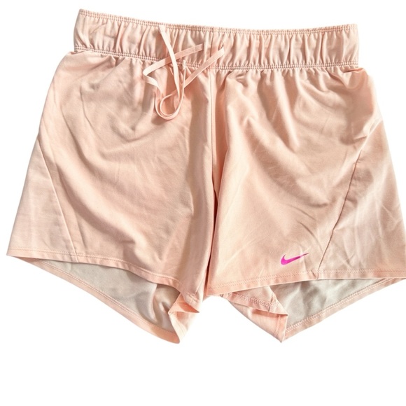 Nike Women's Dri Fit Casual Shorts Drawstring  Size X Small Pink - Picture 1 of 8